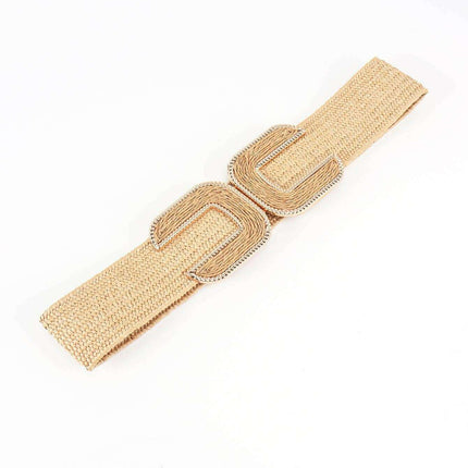 Chic Braided Waist Belt with Textured Design - Très Elite