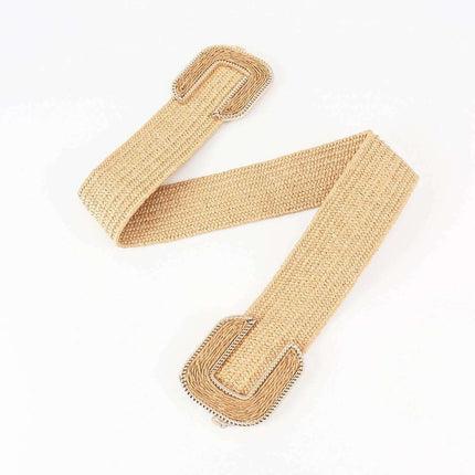 Chic Braided Waist Belt with Textured Design - Très Elite
