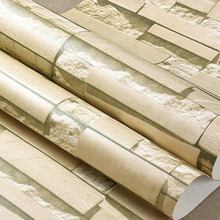 Chic Brick Pattern Peel and Stick Wallpaper - Easy to Apply & Customize Your Space..