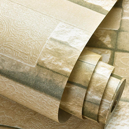 Chic Brick Pattern Peel and Stick Wallpaper - Easy to Apply & Customize Your Space..