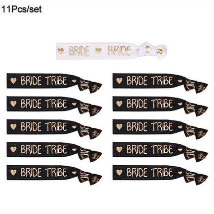 Chic Bride Tribe: Bachelorette Party Jewelry Collection (6/11pcs) - Très Elite