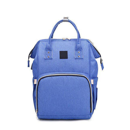 Chic Canvas Diaper Backpack - Stylish Baby Bag for Contemporary Parents - Très Elite