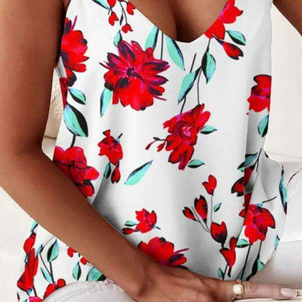 Chic Chain Link Print Sleeveless Tank Top for Women by Jakoto - Très Elite