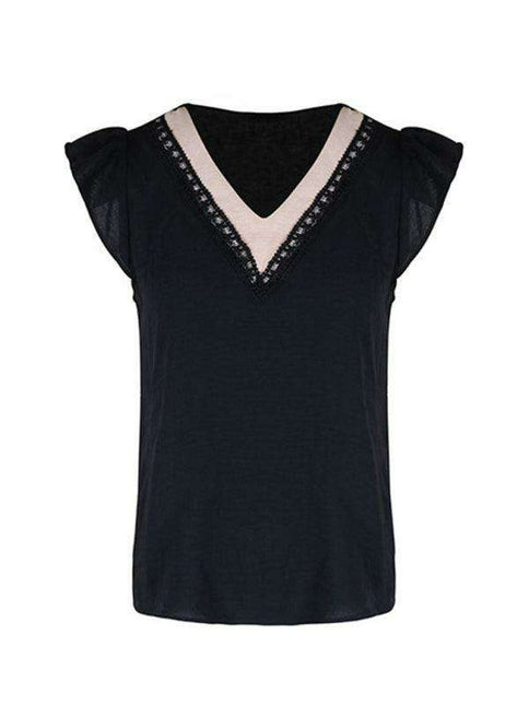Chic & Colorful V-Neck Top - Your Ultimate Wardrobe Staple - Très Elite
