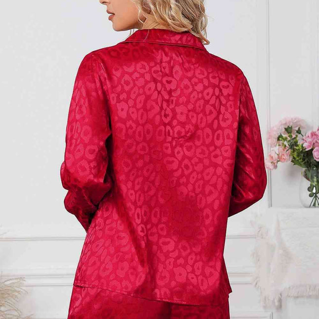 Chic Comfort Lounge Set: Button-Up Top and Matching Shorts for Effortless Style