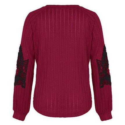 Chic Comfort: Women's Soft Knit Sweater Top