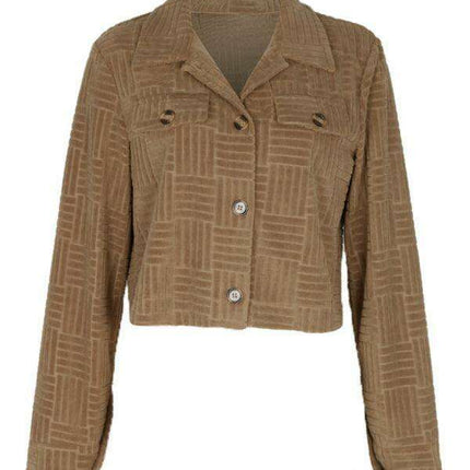 Chic Corduroy Jacket: Cozy Style for Autumn and Winter Fashion - Très Elite