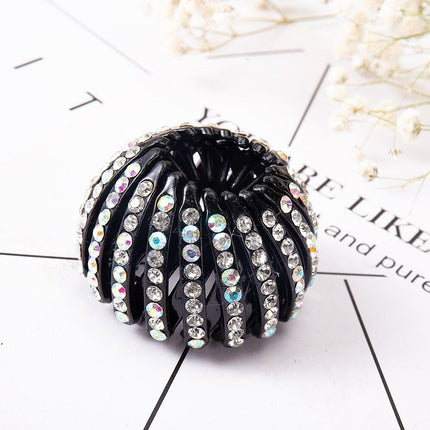 Chic Crystal Nest Hair Claw for Effortless Style