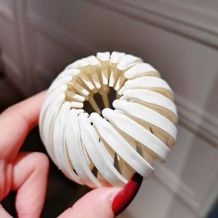 Chic Crystal Nest Hair Claw for Effortless Style