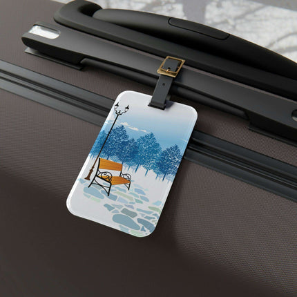 Chic Customizable Acrylic Luggage Tag Set – Stylish Travel Companion for Effortless Identification - Très Elite