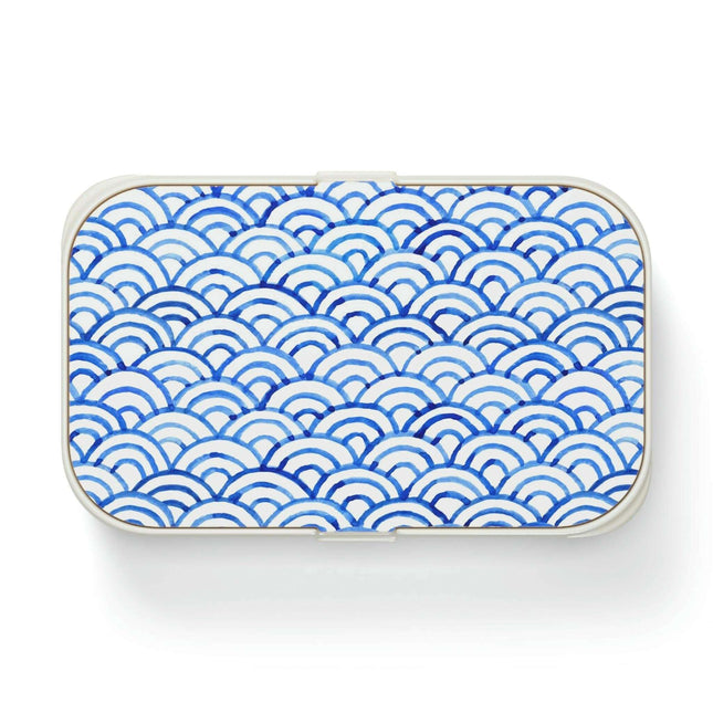 Chic Customizable Wooden Lid Bento Box for Trendy On-the-Go Dining