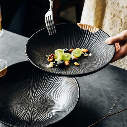 Chic Elegance Serveware Set - Stylish Trinket Plates for Appetizers and Treats - Très Elite
