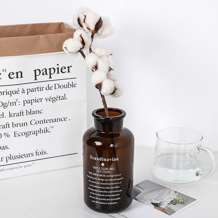 Chic Eucalyptus & Cotton Floral Decor Ensemble - 14 Piece Home Accent Set