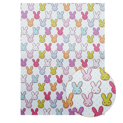 Chic Faux Leather Sheets with Luxe Cartoon Bow Prints for Stylish DIY Creations - Très Elite