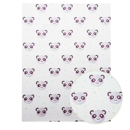 Chic Faux Leather Sheets with Luxe Cartoon Bow Prints for Stylish DIY Creations - Très Elite
