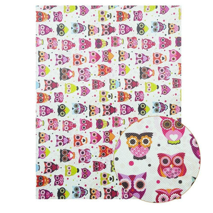 Chic Faux Leather Sheets with Luxe Cartoon Bow Prints for Stylish DIY Creations - Très Elite