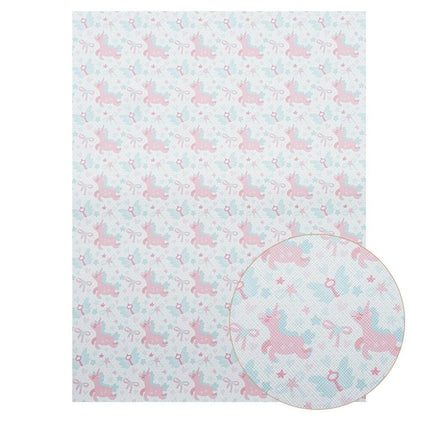Chic Faux Leather Sheets with Luxe Cartoon Bow Prints for Stylish DIY Creations - Très Elite