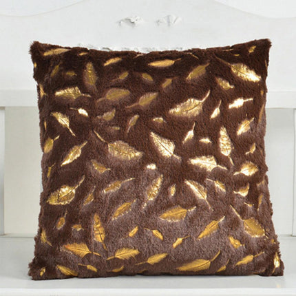 Chic Feather Motif Throw Pillow Cover for Stylish Home and Office Decor