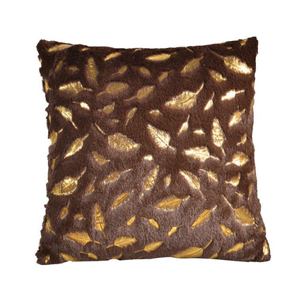 Chic Feather Motif Throw Pillow Cover for Stylish Home and Office Decor