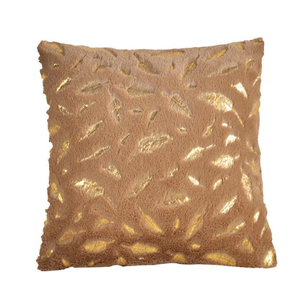 Chic Feather Motif Throw Pillow Cover for Stylish Home and Office Decor