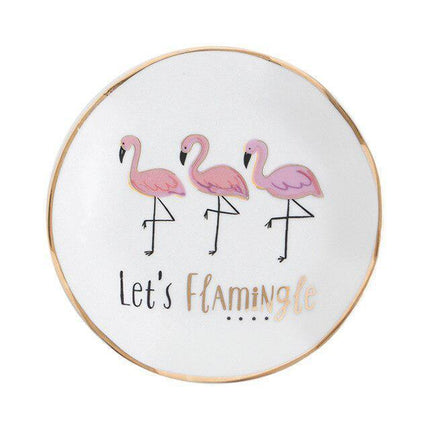 Chic Floral Ceramic Organizer Tray - Stylish Accessory Storage Solution - Très Elite