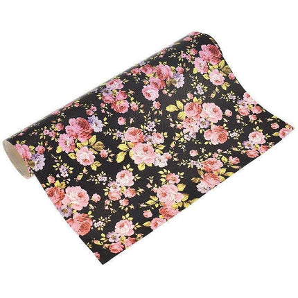 Chic Floral PVC Leather Handbag Crafting Kit - Très Elite