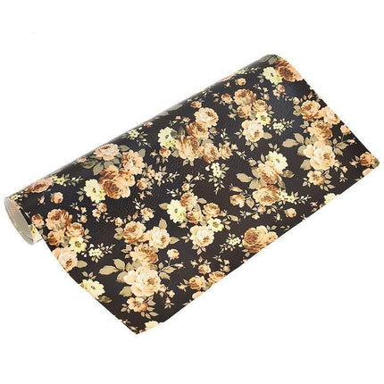 Chic Floral PVC Leather Handbag Crafting Kit - Très Elite