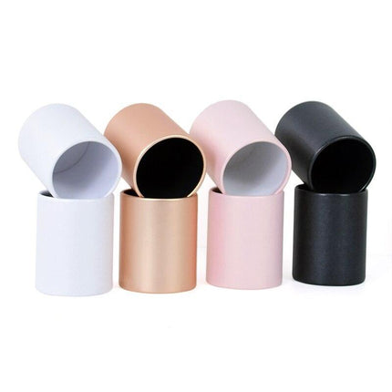 Chic Floral Presentation Set: Mini Round Rose Box Collection for Celebrations - Très Elite