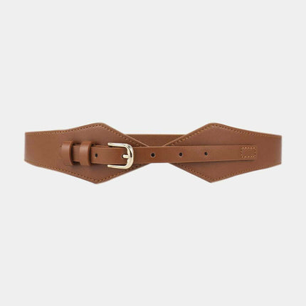 Chic Geometric Buckle Waist Belt for Fashion-Forward Looks - Très Elite