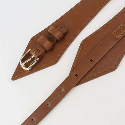 Chic Geometric Buckle Waist Belt for Fashion-Forward Looks - Très Elite