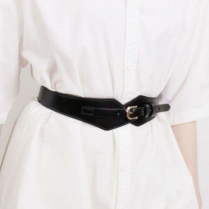 Chic Geometric Buckle Waist Belt for Fashion-Forward Looks - Très Elite