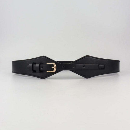Chic Geometric Buckle Waist Belt for Fashion-Forward Looks - Très Elite