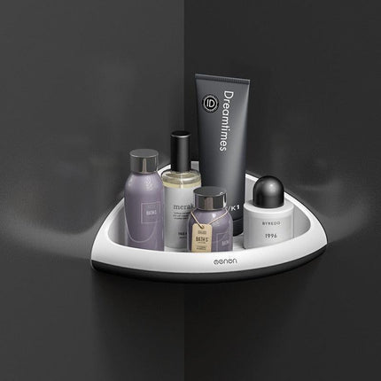 Chic Geometric Triangular Bathroom Wall Organizer: Luxe Storage Solution..