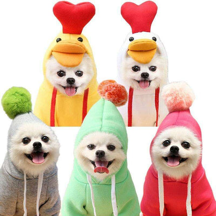 Chic Hooded Winter Jacket for Small Dogs - Fashionable Warmth for Tiny Tails - Très Elite