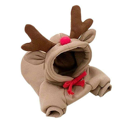 Chic Hooded Winter Jacket for Small Dogs - Fashionable Warmth for Tiny Tails - Très Elite