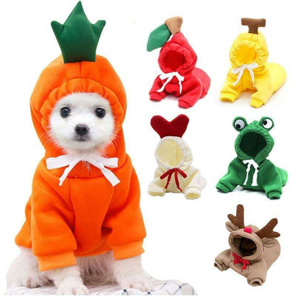 Chic Hooded Winter Jacket for Small Dogs - Fashionable Warmth for Tiny Tails - Très Elite