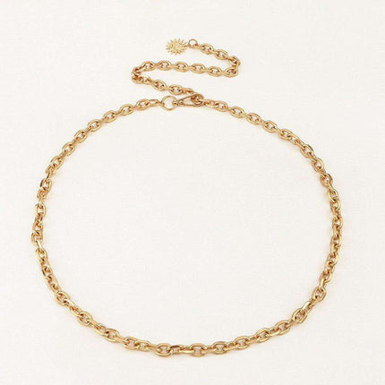 Chic Iron Chain Waist Belt - Premium Accessory for Fashion-Forward Looks - Très Elite