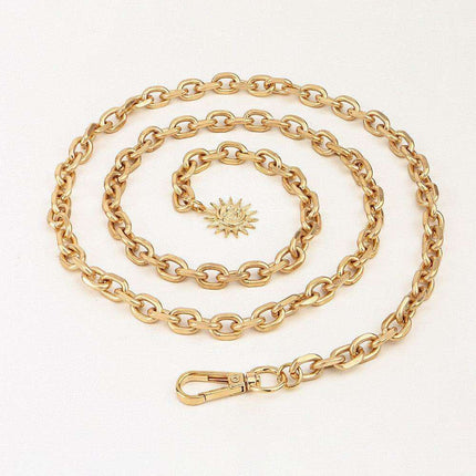 Chic Iron Chain Waist Belt - Premium Accessory for Fashion-Forward Looks - Très Elite