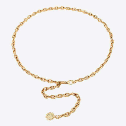 Chic Iron Chain Waist Belt - Premium Accessory for Fashion-Forward Looks - Très Elite