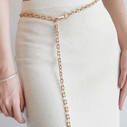 Chic Iron Chain Waist Belt - Premium Accessory for Fashion-Forward Looks - Très Elite