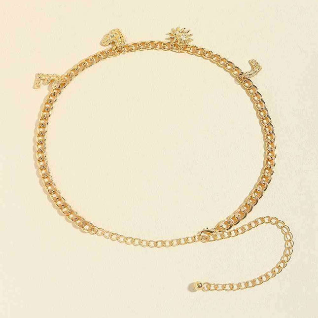 Chic LOVE Alloy Belt: A Must-Have Accessory for Trendsetters