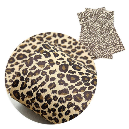 Chic Leopard Print Faux Leather Crafting Kit - Essential DIY Supplies - Très Elite