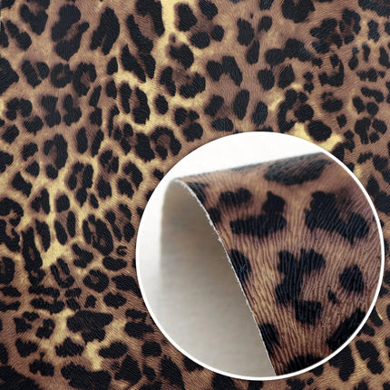 Chic Leopard Print Faux Leather Crafting Kit - Essential DIY Supplies - Très Elite