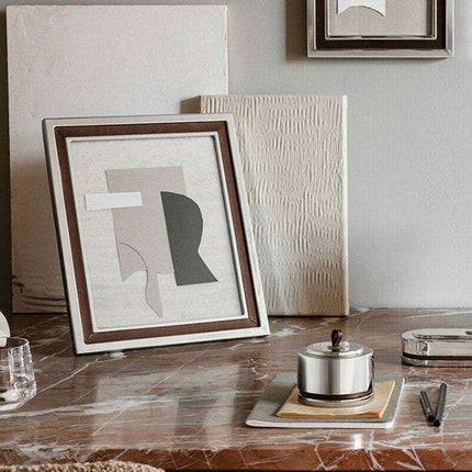 Chic Nordic Magnetic Photo Frame Set with Stylish Stand for Elegant Displays - Très Elite