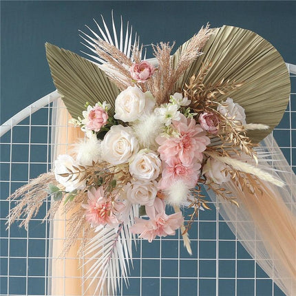 Chic Pampas Grass Wedding Backdrop Kit for Custom DIY Decorations - Très Elite