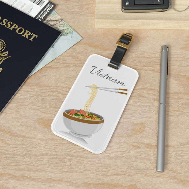 Chic Personalized Acrylic Luggage Tags: Elevate Your Travel Experience