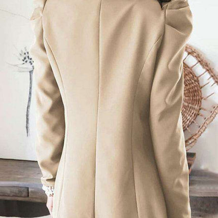 Chic Puff Sleeve Slim Suit for Effortless Day-to-Night Style - Très Elite