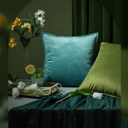 Chic Reversible Velvet Pillowcase Set - Elevate Your Home Decor with Stylish Dual-Prints - Très Elite