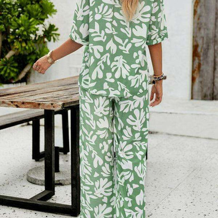 Chic Serenity: Fashion-Forward Women's Shirt and Trousers Ensemble for Effortless Style - Très Elite