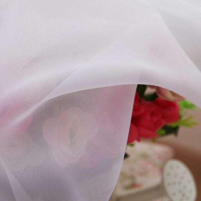 Chic Sheer Yarn Curtain Set - Perfect for Privacy and Ambient Lighting